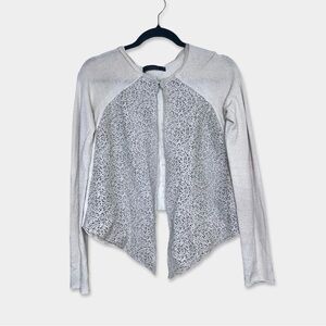 SIMONA BARBIERI TWIN-SET Cardigan Size S Beige Color Hook Closure Pre-Owned